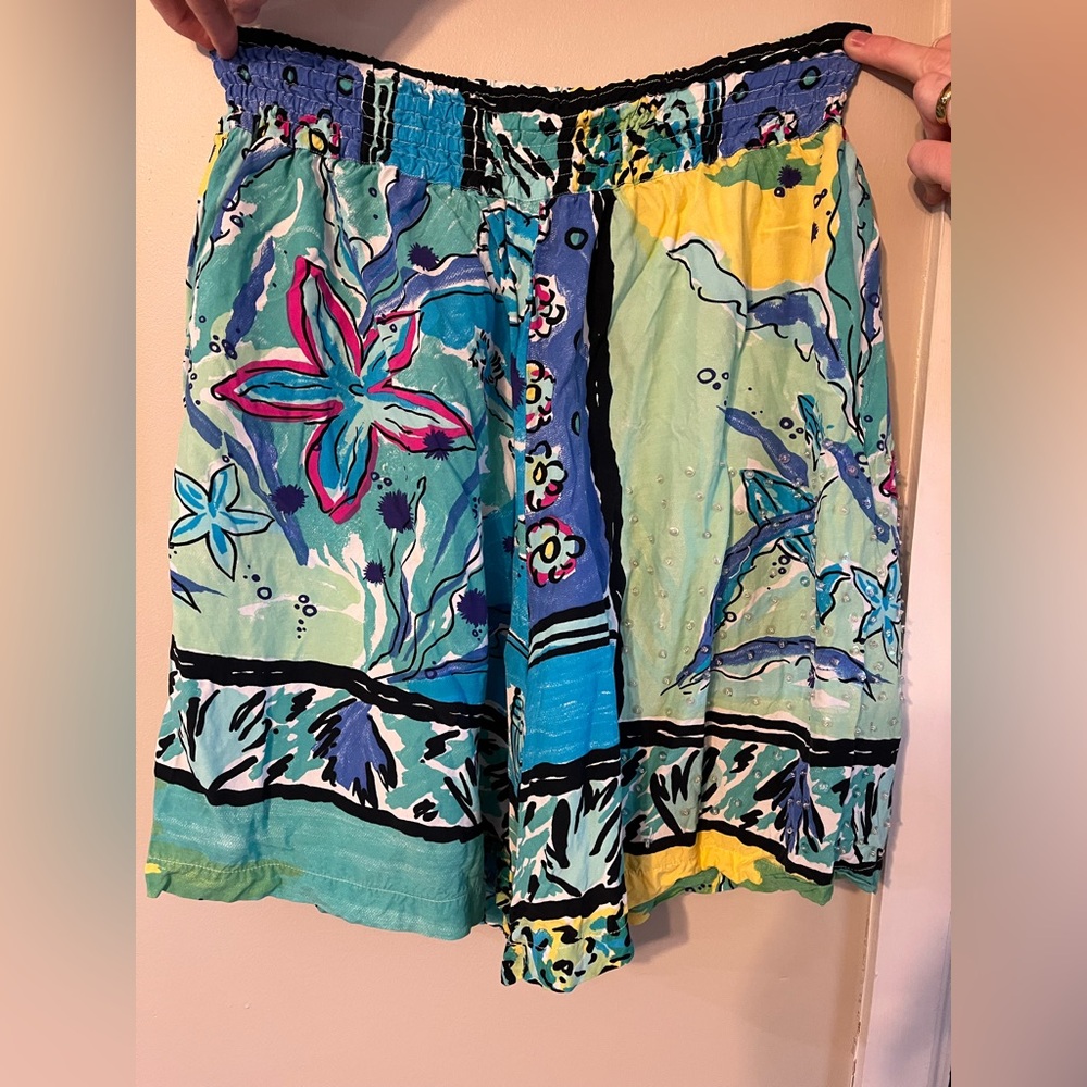 Vintage 1980s flare Multicolor Shorts